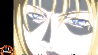 HENTAI BLOWJOB Blonde CUM SWALLOW Animated Big Tis Girl Giving Head and Cumshot Anime Cartoon POV BJ