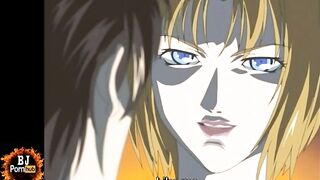 HENTAI BLOWJOB Blonde CUM SWALLOW Animated Big Tis Girl Giving Head and Cumshot Anime Cartoon POV BJ