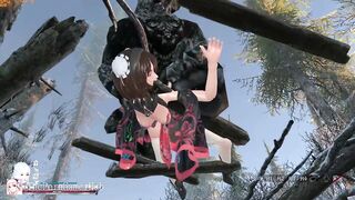 Werewolf Monster Fuck - Sword X Hime Gameplay