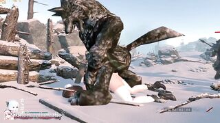 Werewolf Monster Fuck - Sword X Hime Gameplay