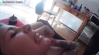 My  stepmom decides to Suck my Cock