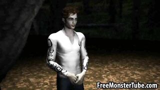 3D cartoon Bella getting fucked hard by Edward