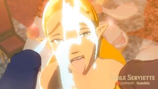 3D HENTAI LEGEND OF ZELDA BREATH OF THE WILD AND LINK