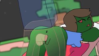 ZOMBIE MINECRAFT PORN SEX ANIMATION
