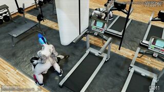 Three Times the Workout [FEMALE X FUTA] SFM
