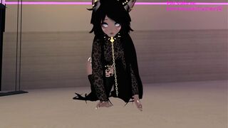 Submissive JOI in Virtual Reality ❤️intense Moaning and Spanking; POV Blowjob [VRchat 3D Hentai]