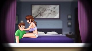 Summertime Saga - Cookie Jar - all Sex Scenes only - mrs Johnson #3 Part 62