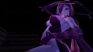 Halloween Night with Slime-Girl - Eris (3D Hentai, 4K, 60FPS, Uncensored)