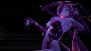 Halloween Night with Slime-Girl - Eris (3D Hentai, 4K, 60FPS, Uncensored)