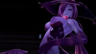 Halloween Night with Slime-Girl - Eris (3D Hentai, 4K, 60FPS, Uncensored)