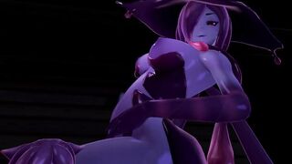 Halloween Night with Slime-Girl - Eris (3D Hentai, 4K, 60FPS, Uncensored)