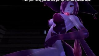 Halloween Night with Slime-Girl - Eris (3D Hentai, 4K, 60FPS, Uncensored)