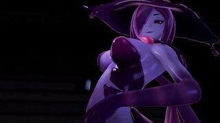 Halloween Night with Slime-Girl - Eris (3D Hentai, 4K, 60FPS, Uncensored)
