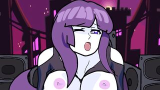 Friday Night Funkin Animation Lila MILF and Demon Lemon having Hard Sex on Stage