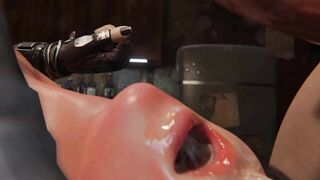 3D Compilation: Tifa Lockhart Deepthroad Hardcore Blowjob