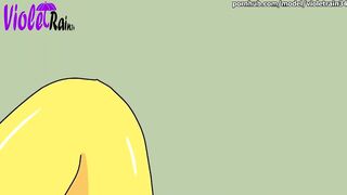 Yellow Fucked Hard with a Huge Strapon - among us Lesbian Porn