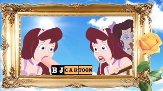 PRINCESS BLOWJOB COMPILATION CarTOON Licks Penis Agiving Blowjob till Cum ANIMATED POV ORALSEX Henta