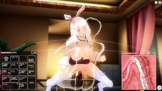 INSULT ORDER, COCKY CAT GIRLS (PART 8 - RABBIT SITTING CREAMPIE)