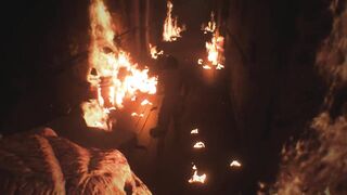 Naked Girl Running away from an Excited Monster | 3d Monster Porno