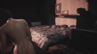 Naked Girl Running away from an Excited Monster | 3d Monster Porno