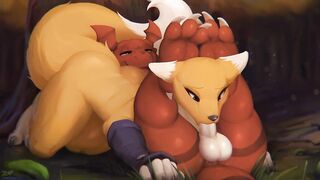 [ZONKPUNCH] - DIGIMON RENAMON BLOWJOB - [FURRY YIFF WITH SOUND]