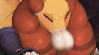 [ZONKPUNCH] - DIGIMON RENAMON BLOWJOB - [FURRY YIFF WITH SOUND]