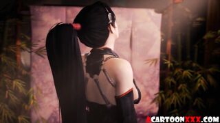Hentai DoA Teen Banged well and Blowjob Session