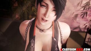 Hentai DoA Teen Banged well and Blowjob Session