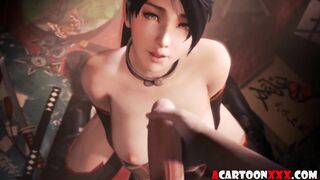 Hentai DoA Teen Banged well and Blowjob Session