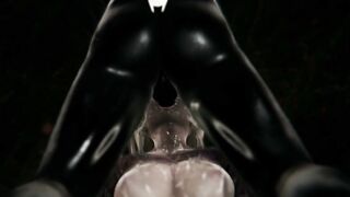 Spider Venom vs Supergirl (Titfuck, Missionary, BJ, Whipping)