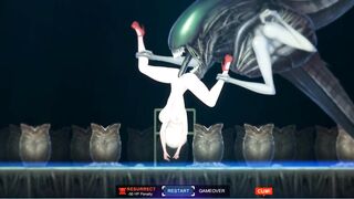 Alice is Fucked by Scary Porn Monsters | 3d Anime