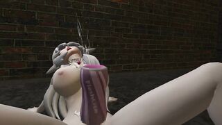 3D Hentai Big Boobs Futanari Boosette Fucking Machine