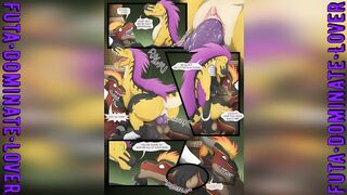 [2d Comic] Furry Dragon Trapped in the Woods