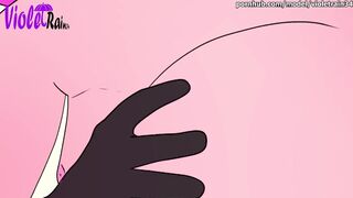 Among us Pink Fixing the Couch with Black Dick