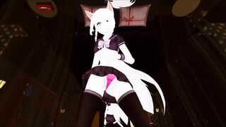 Teen Student Cat Girl Pink Panties gives Lap Dance in Private Hotel (POV)