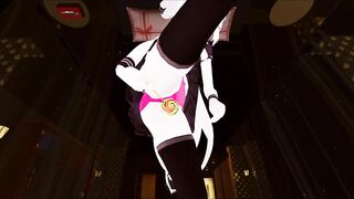 Teen Student Cat Girl Pink Panties gives Lap Dance in Private Hotel (POV)