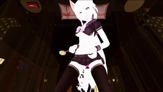 Teen Student Cat Girl Pink Panties gives Lap Dance in Private Hotel (POV)