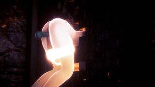 3D Hentai Fucked by Ronald McDonald - Asian Hooters Girl Doggy Style through the Wall