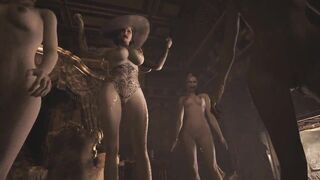 Resident Evil Village, Alcina Dimitrescu and Sisters Dimitrescu, Showcase