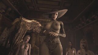 Resident Evil Village, Alcina Dimitrescu and Sisters Dimitrescu, Showcase
