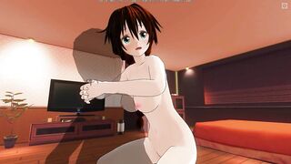 3D HENTAI Redhead Girlfriend Fucking on the Table