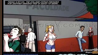 Midnight in the Alley - DP Threesome with BBC Strangers