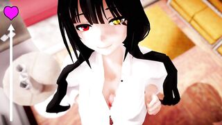 MMD - Kurumi Sloppy Boob Fuck