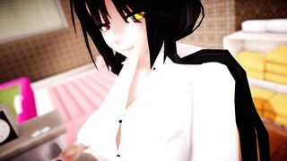 MMD - Kurumi Sloppy Boob Fuck