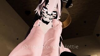 Muzzle Bunny Babe Takes Control Rides you Furiously Femdom Cowgirl Jacket Stripping POV Lap Dance
