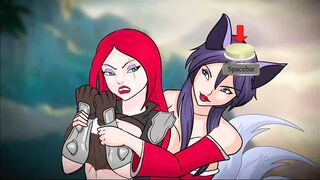 Fucking Riven, Katarina and Elise from League of Legends