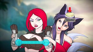 Fucking Riven, Katarina and Elise from League of Legends