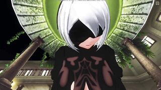 3D HENTAI POV 2B Cowgirl