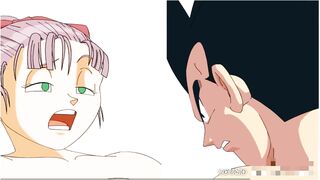 Sex Game about Hentai Cartoon Characters Bulma and Saiyn having Sex