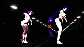 Mmd Fate Grand Order Minamoto no Raikou Shuten Douji 3d Hentai Shuten to Raikou Yukemuri Daisakusen